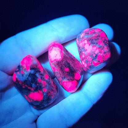 Tumbled Ruby Crystal, Ruby in Granite Specimen