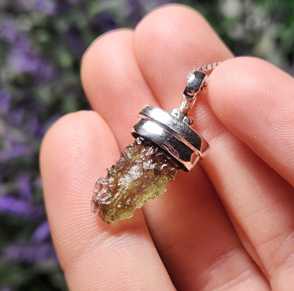 Moldavite Pendant