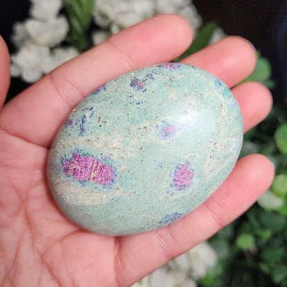 Ruby Fuchsite Palm Stone