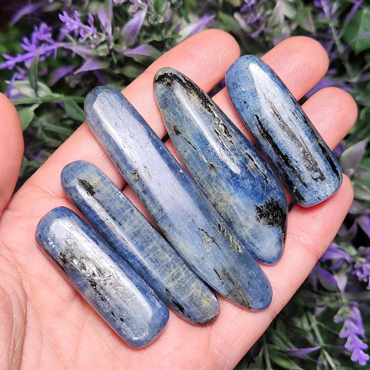 Blue Kyanite with Black Tourmaline
