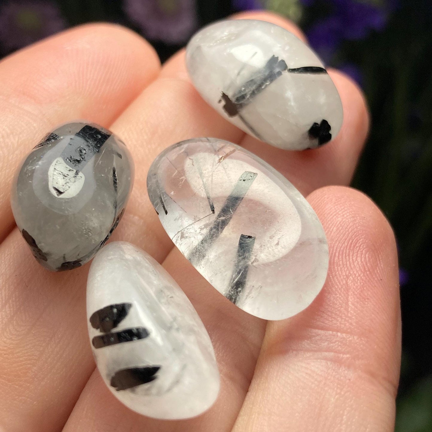 Black Tourmalinated Quartz