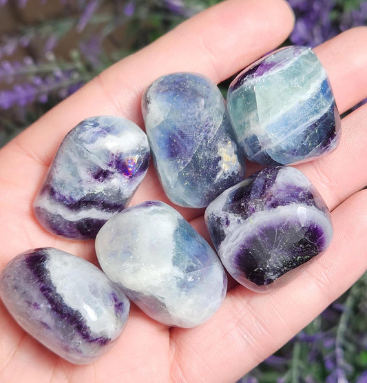 Rainbow Fluorite Crystal