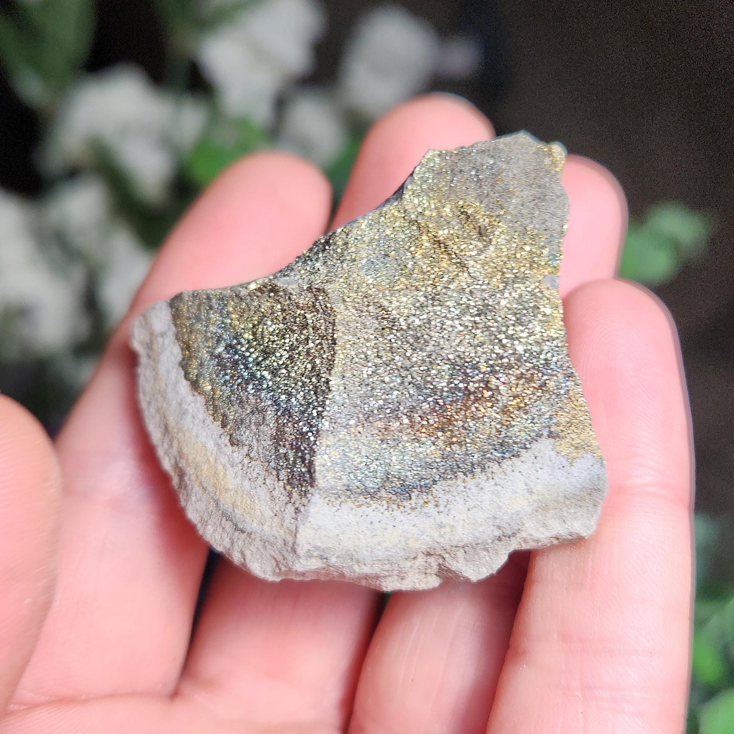 Rainbow Pyrite Specimen