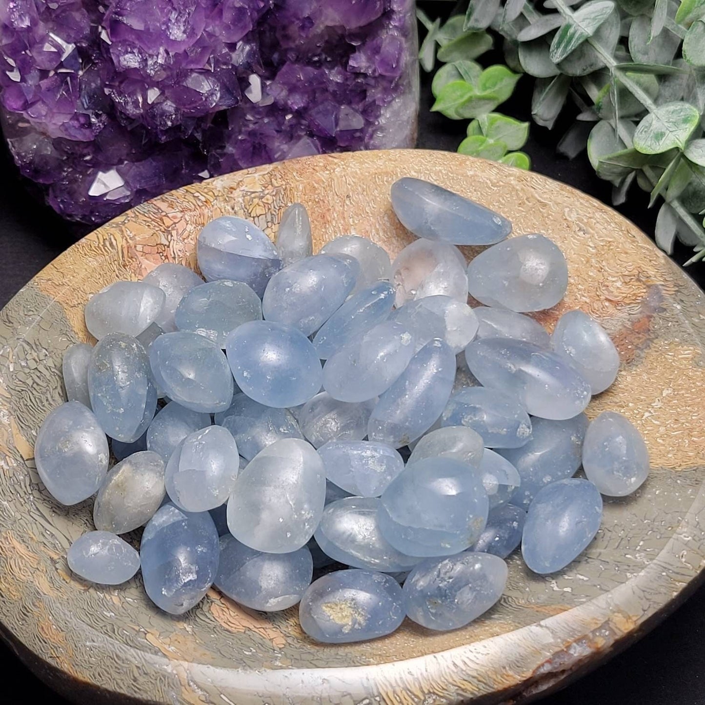 Polished Celestite Crystal