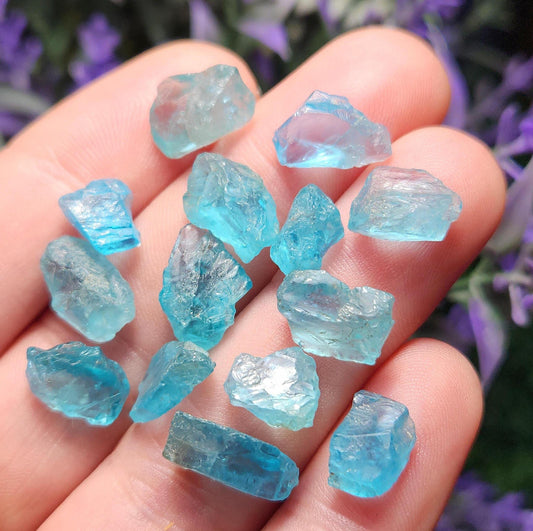Raw Blue Apatite Crystal