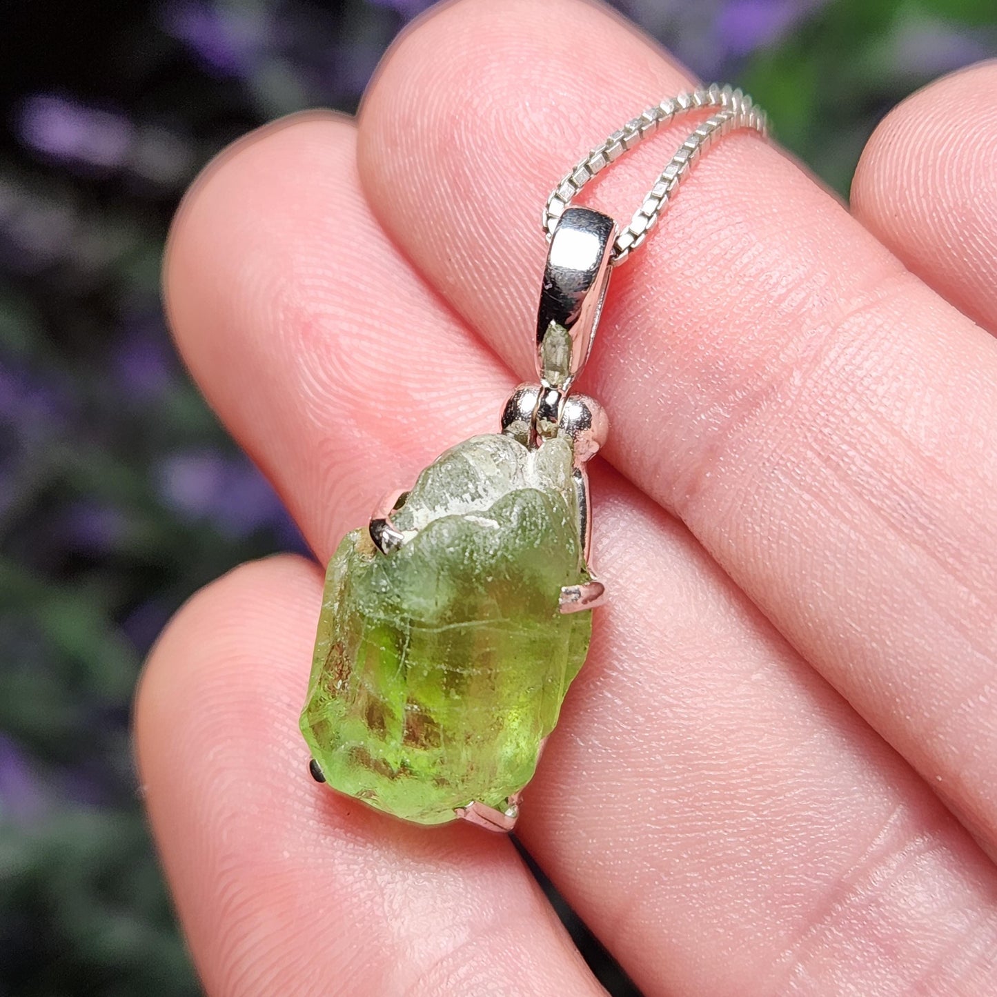 Terminated Peridot Pendant