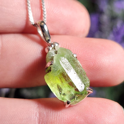 Terminated Peridot Pendant