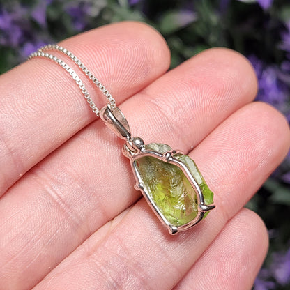 Terminated Peridot Pendant