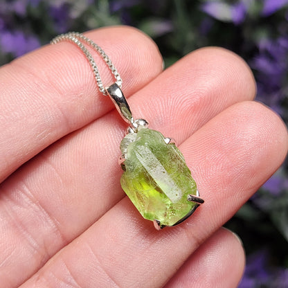 Terminated Peridot Pendant