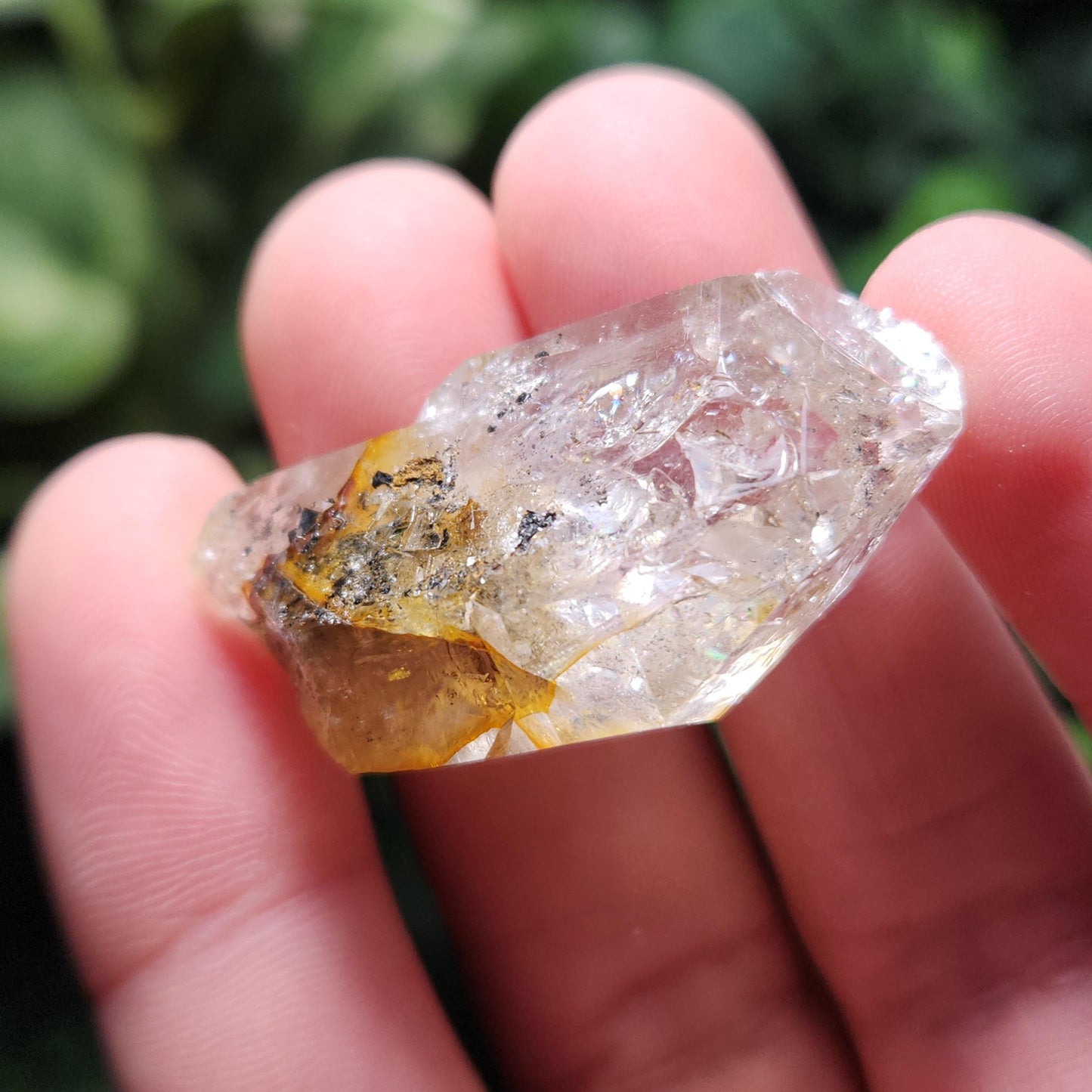 Golden Herkimer Diamond Crystal