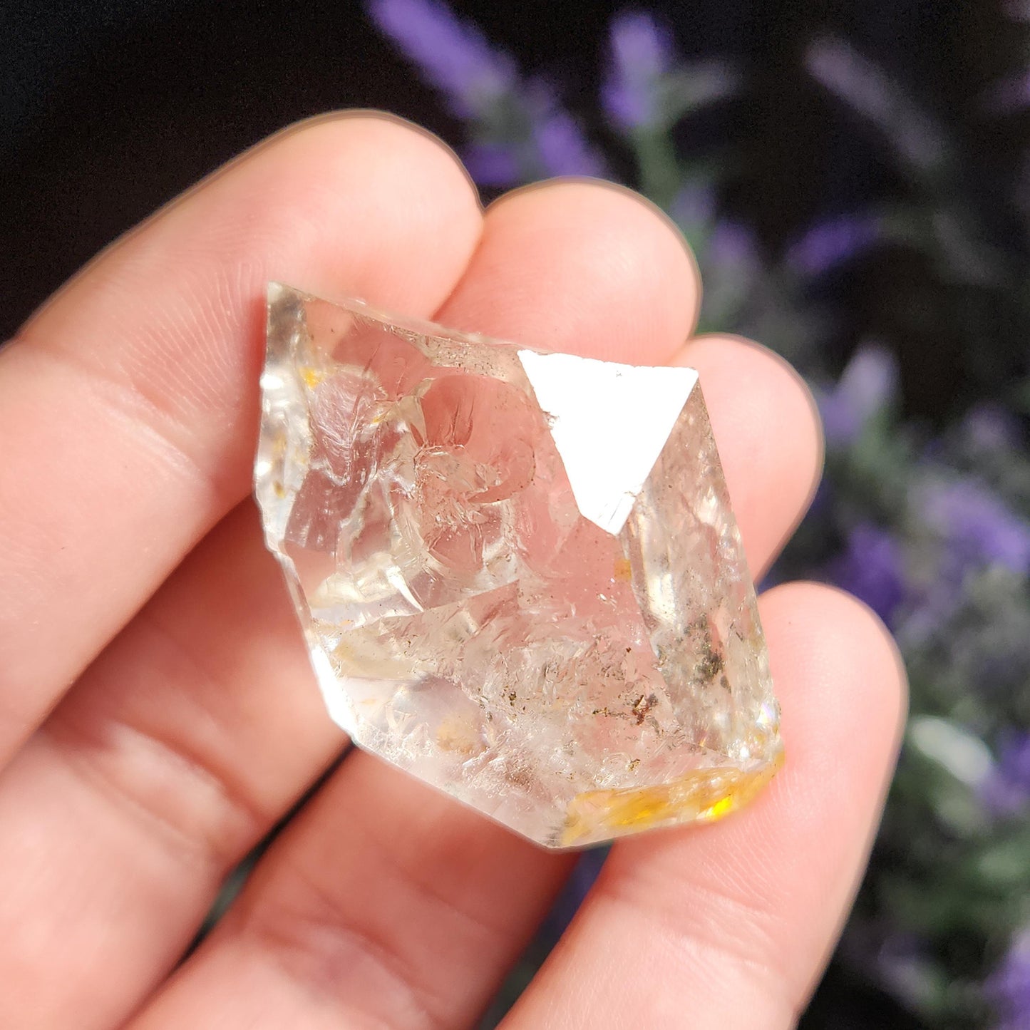 Golden Herkimer Diamond Crystal
