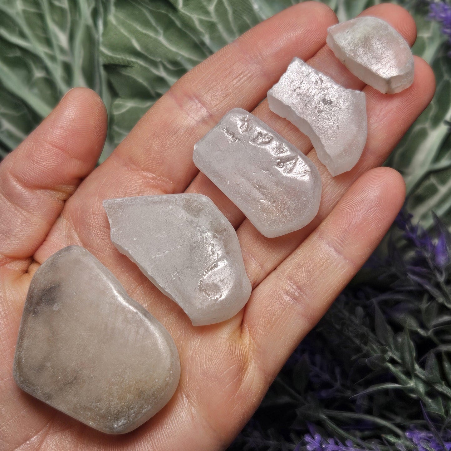 Ulexite TV Stone – Vision Crystal – Natural Ulexite from California – Optical Stone for Intuition – Third Eye Chakra – Raw Ulexite Slab