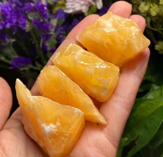 Orange Calcite Crystal