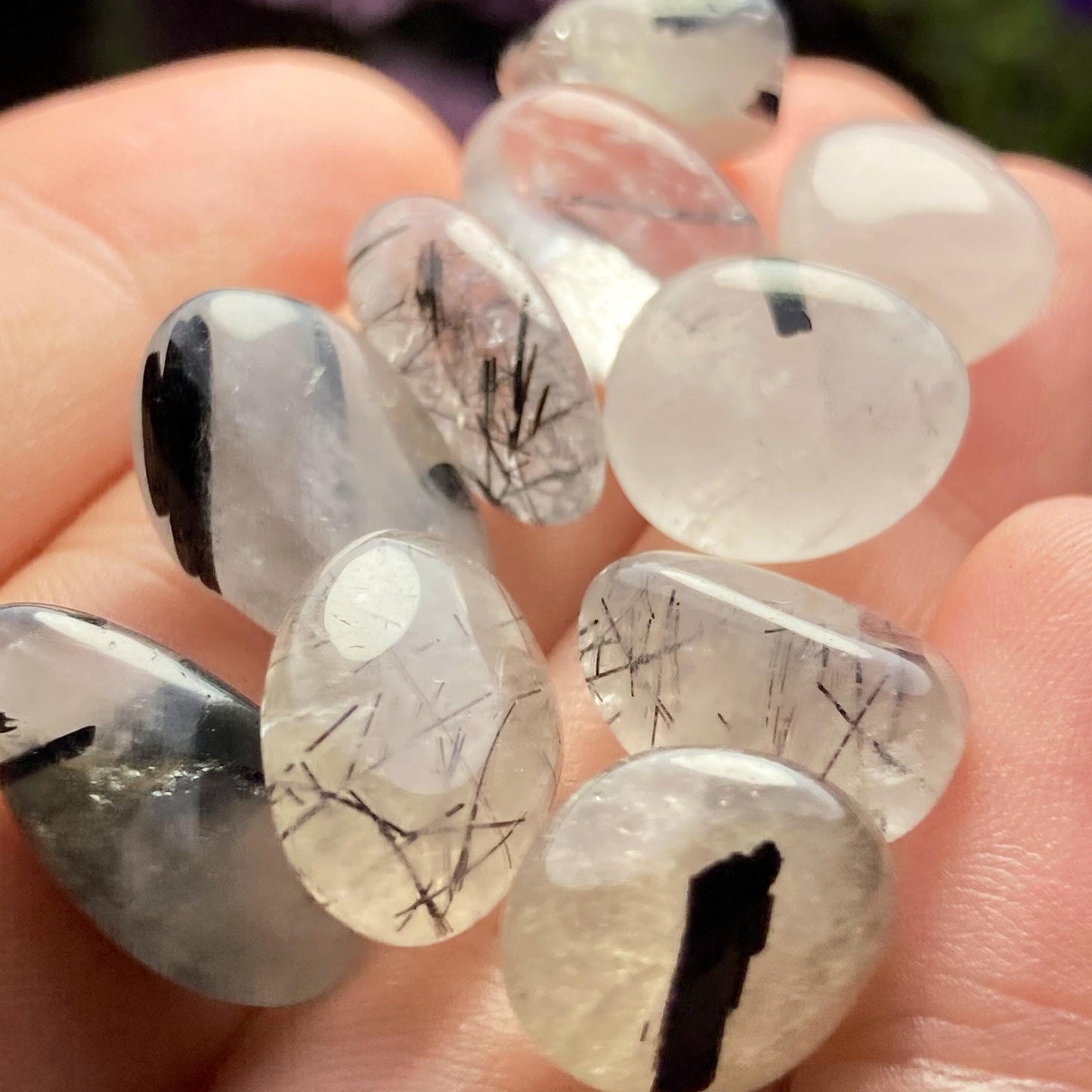 Black Tourmalinated Quartz