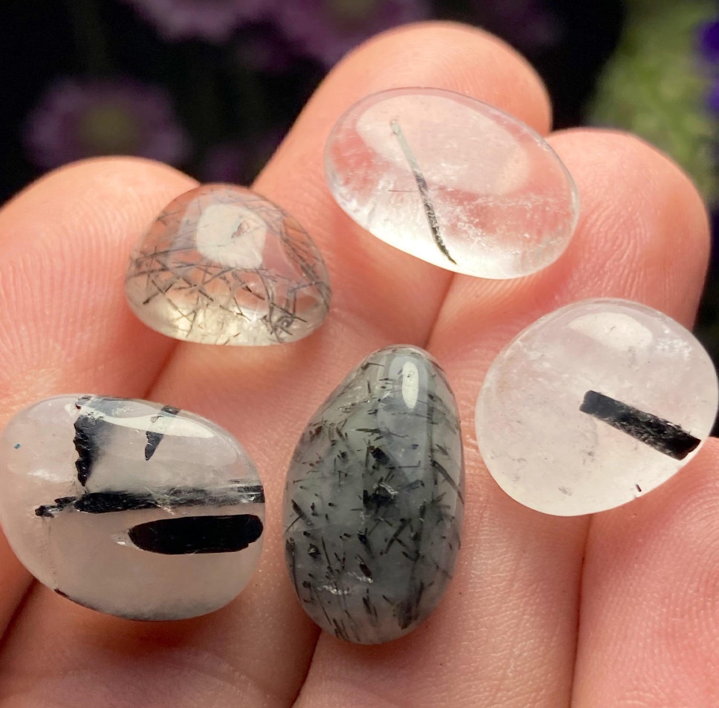 Black Tourmalinated Quartz