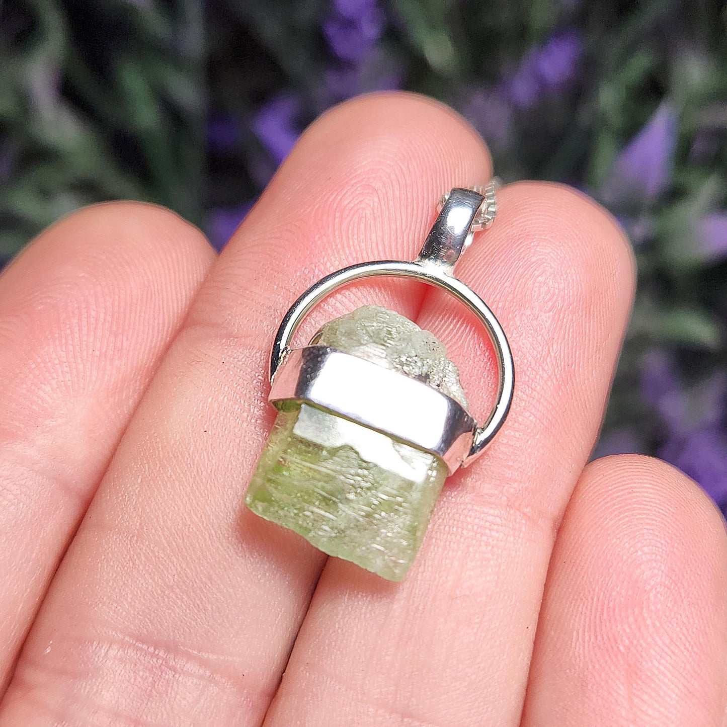 Terminated Peridot Pendant