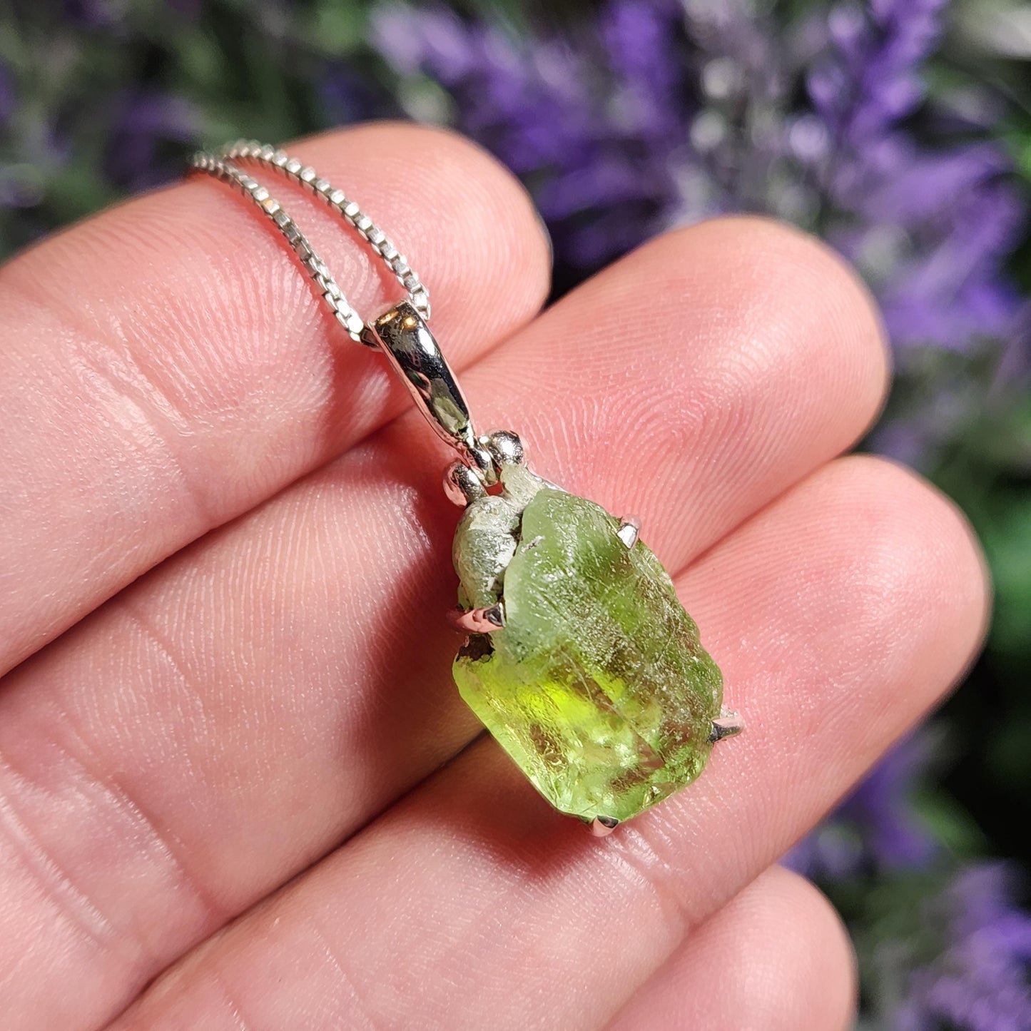 Terminated Peridot Pendant