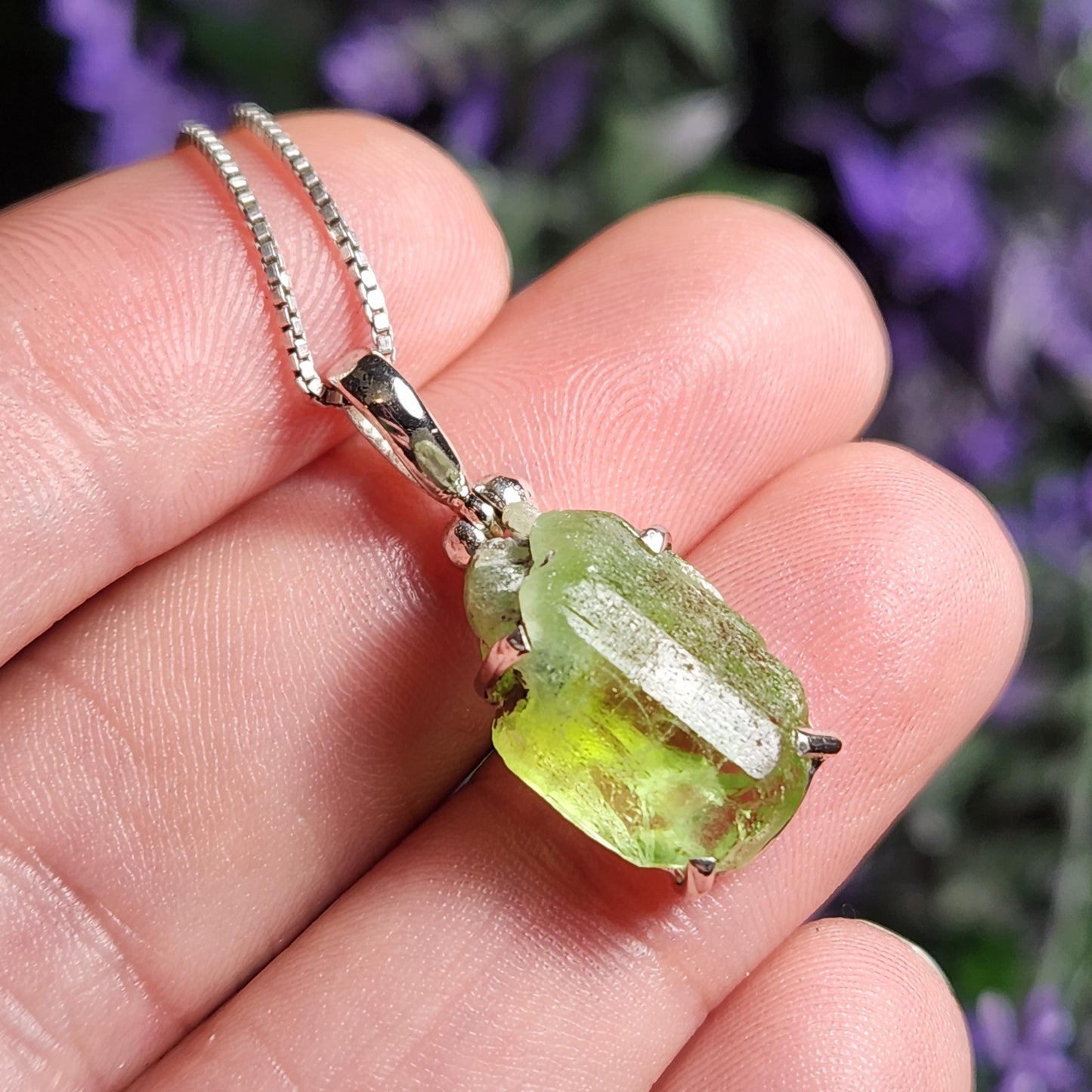 Terminated Peridot Pendant