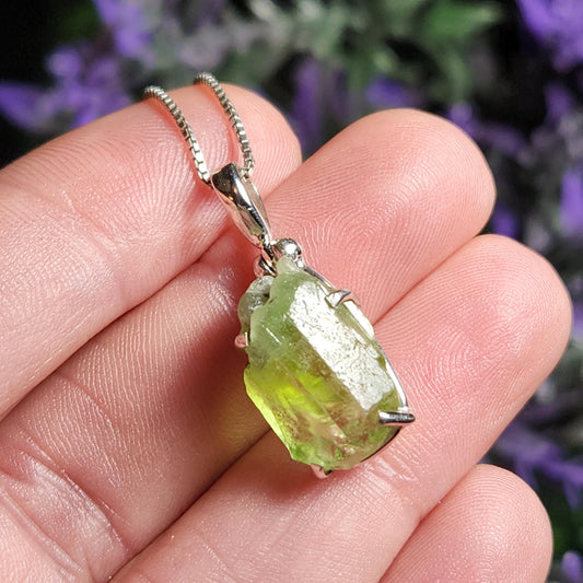 Terminated Peridot Pendant