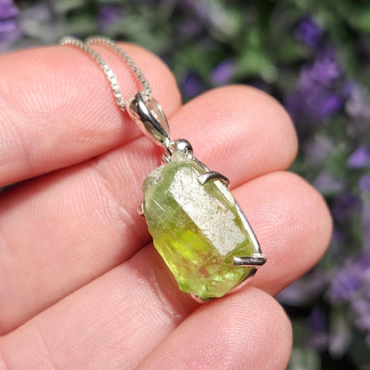 Terminated Peridot Pendant