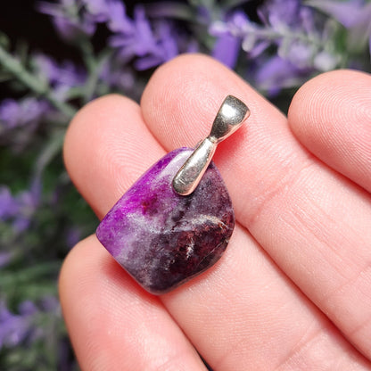 Gel Sugilite Pendant