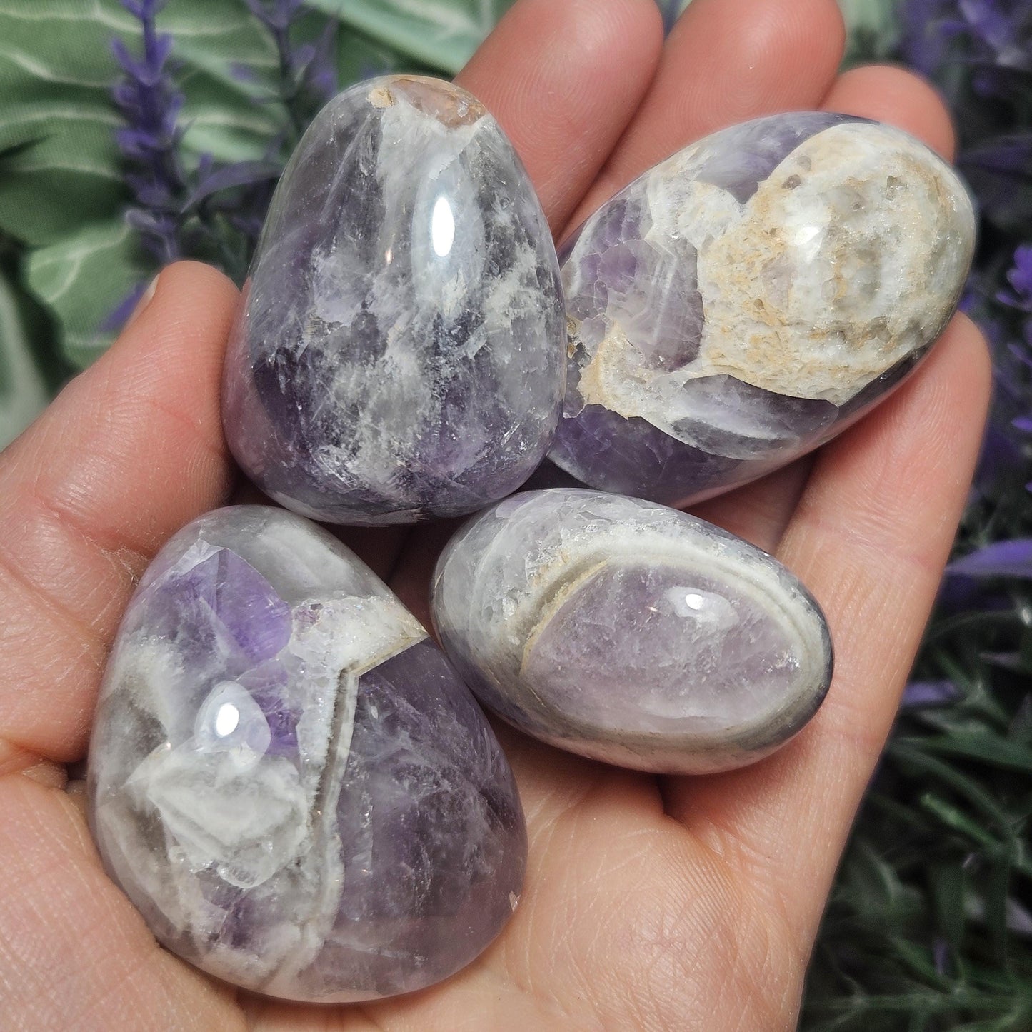 Smoky Amethyst Chevron Quartz
