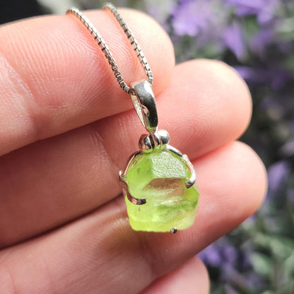 Terminated Peridot Pendant