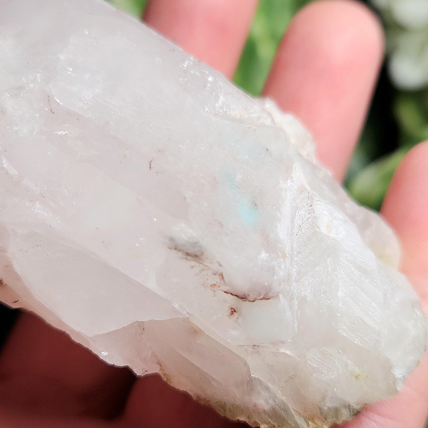 Ajoite Quartz Crystal