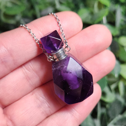 Amethyst Gemstone Jar