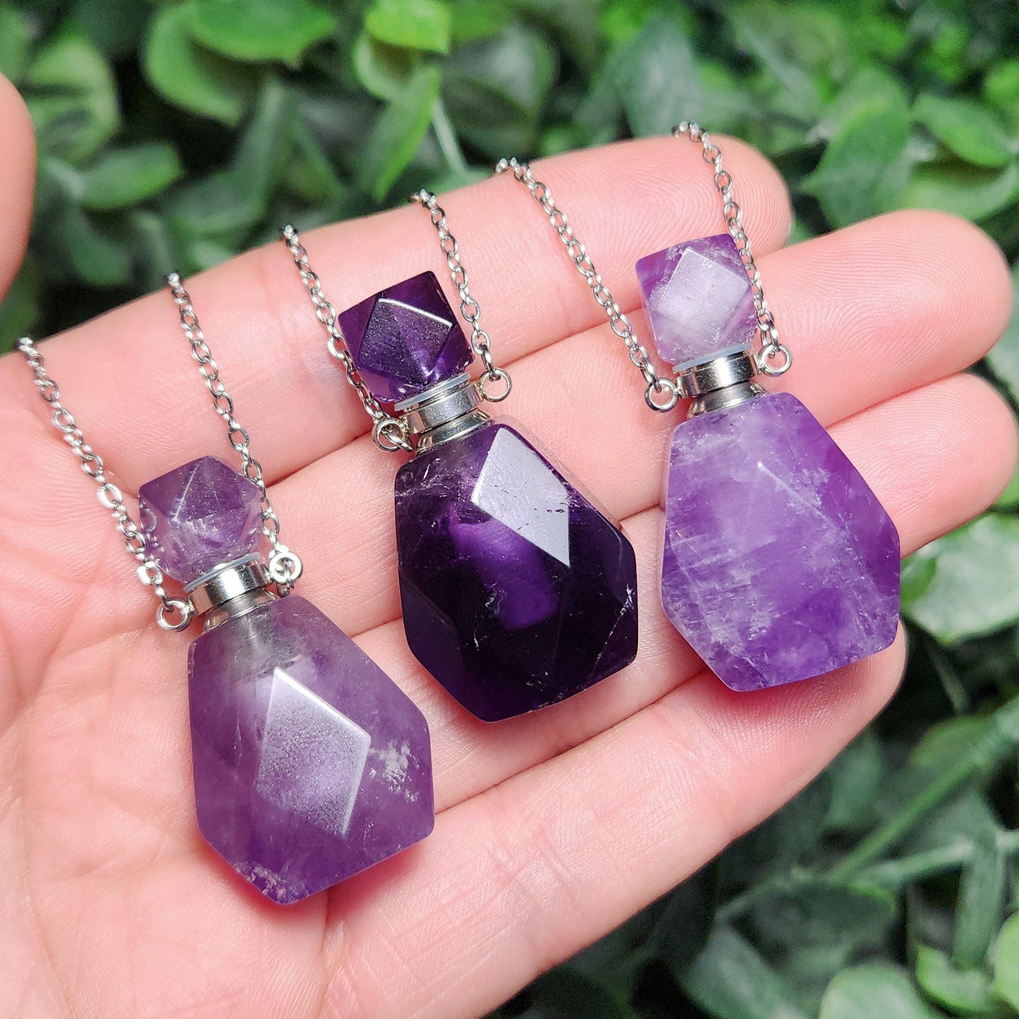 Amethyst Gemstone Jar