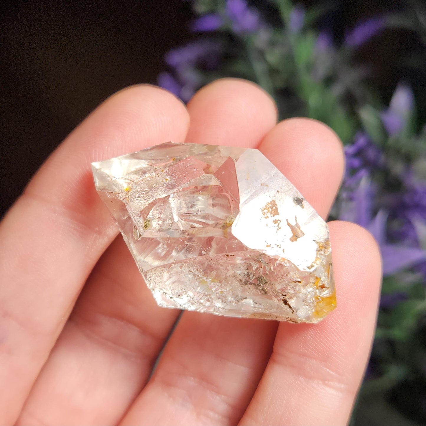 Golden Herkimer Diamond Crystal