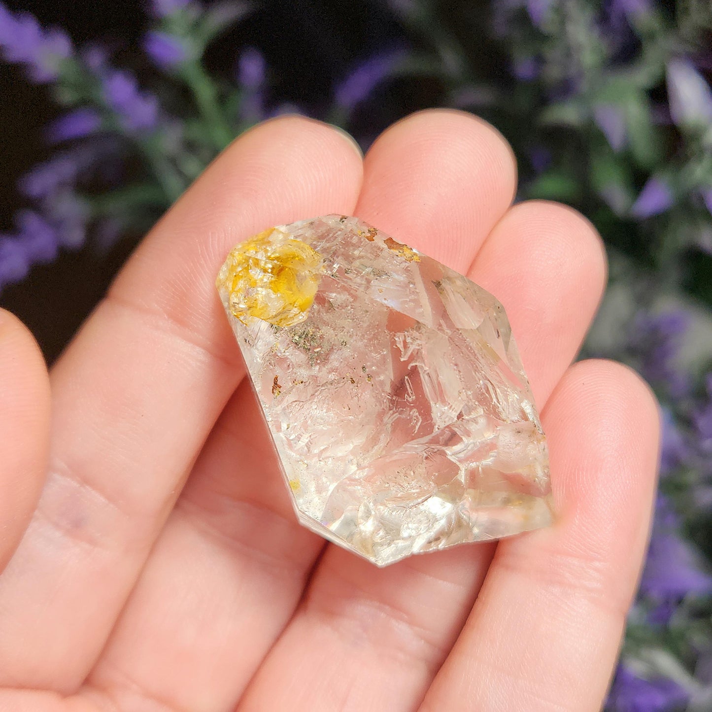 Golden Herkimer Diamond Crystal