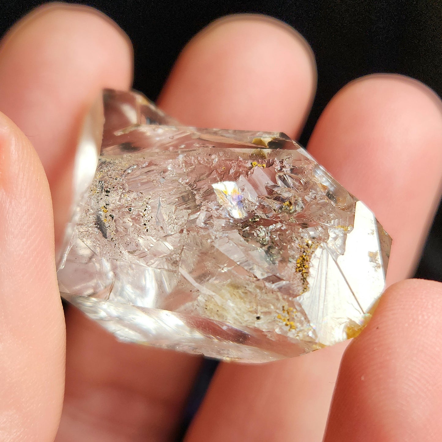 Golden Herkimer Diamond Crystal
