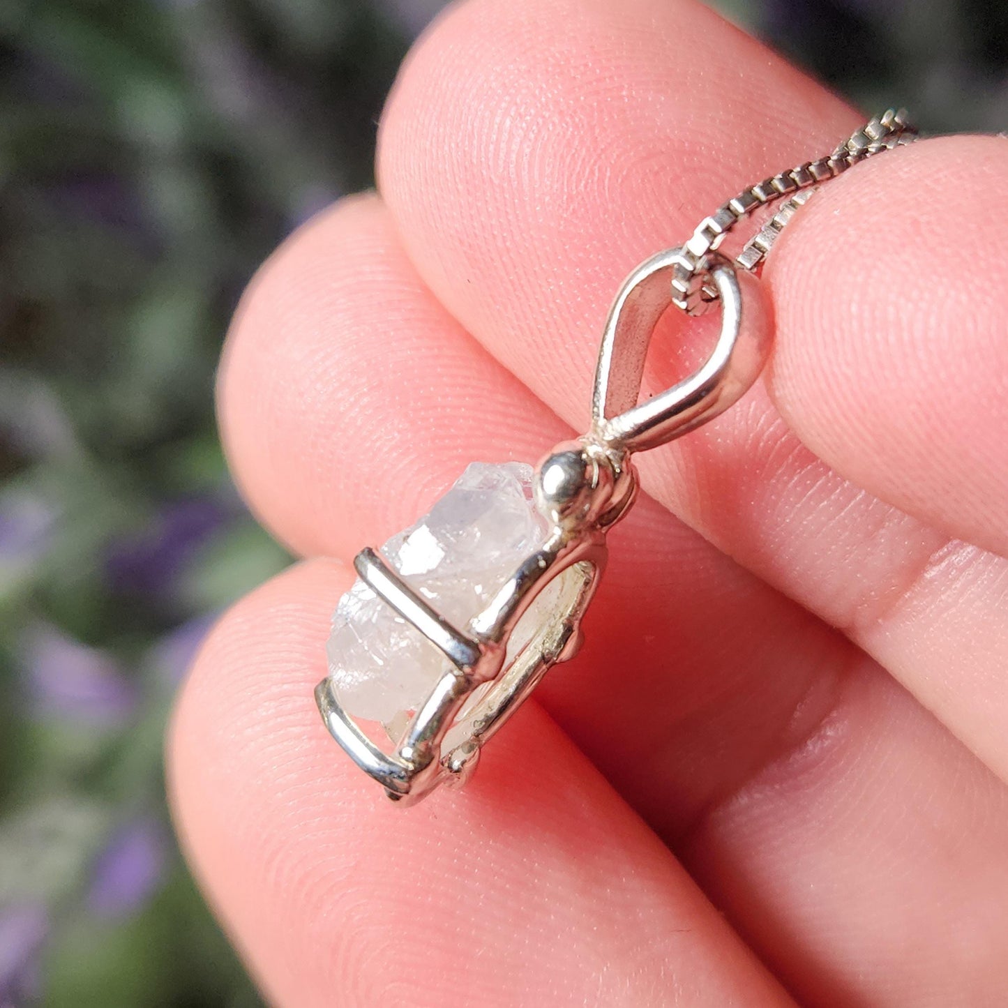 Euclase Crystal Pendant: RARE Brazilian Euclase Specimen Necklace