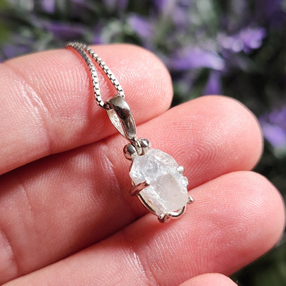 Euclase Crystal Pendant: RARE Brazilian Euclase Specimen Necklace