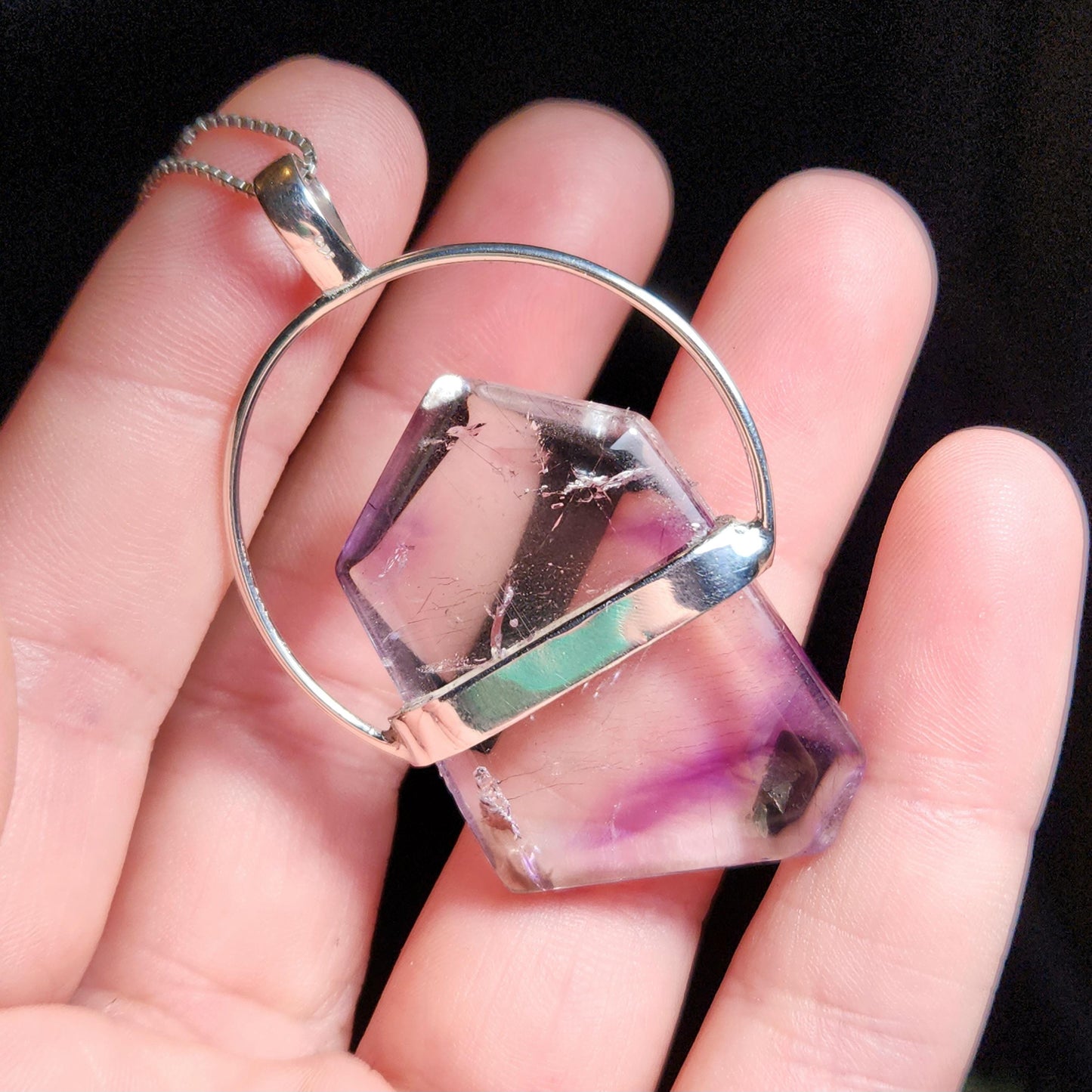 Brandberg Amethyst Pendant