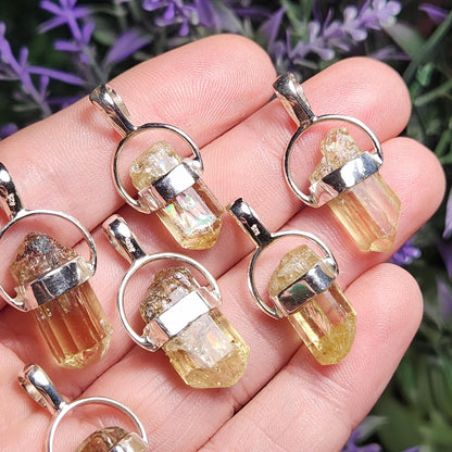 Golden Apatite Pendant