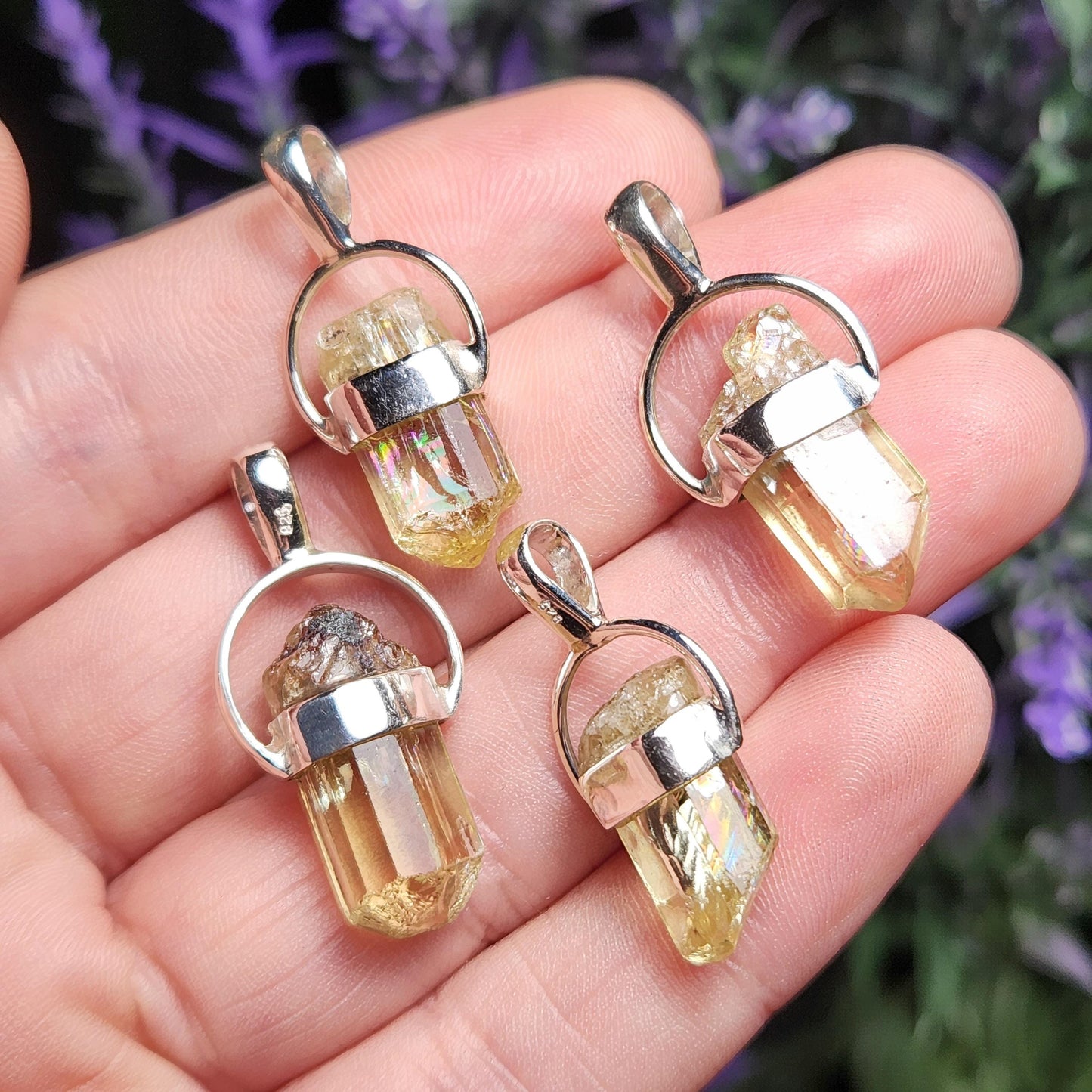 Golden Apatite Pendant