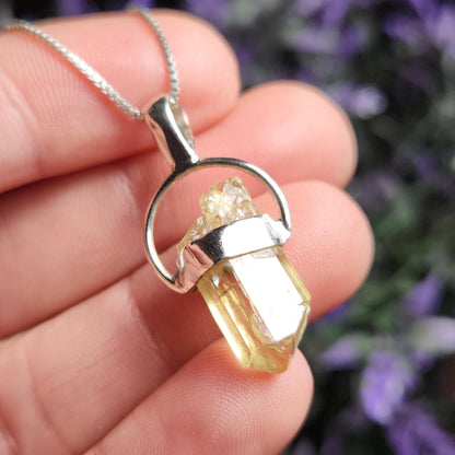 Golden Apatite Pendant