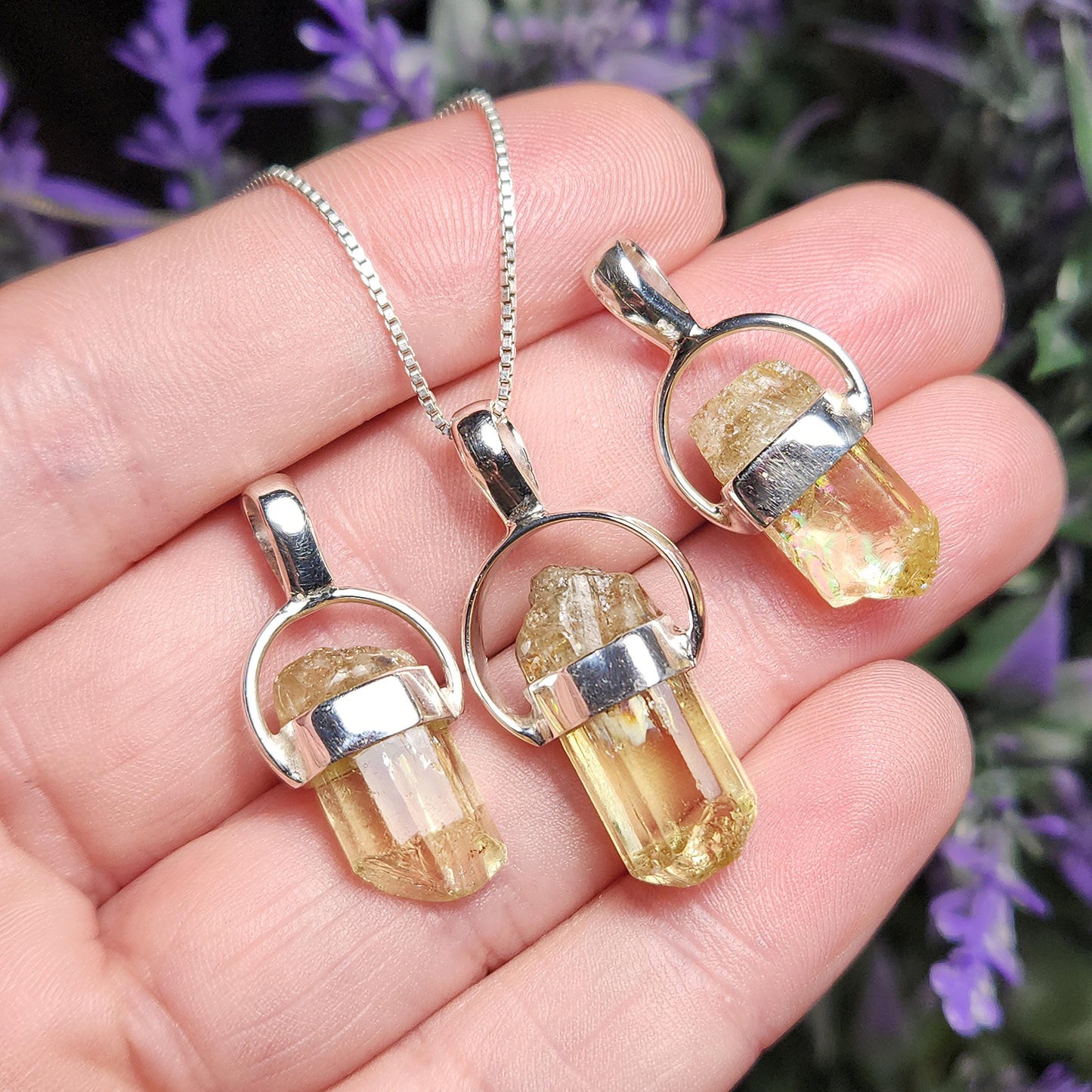 Golden Apatite Pendant