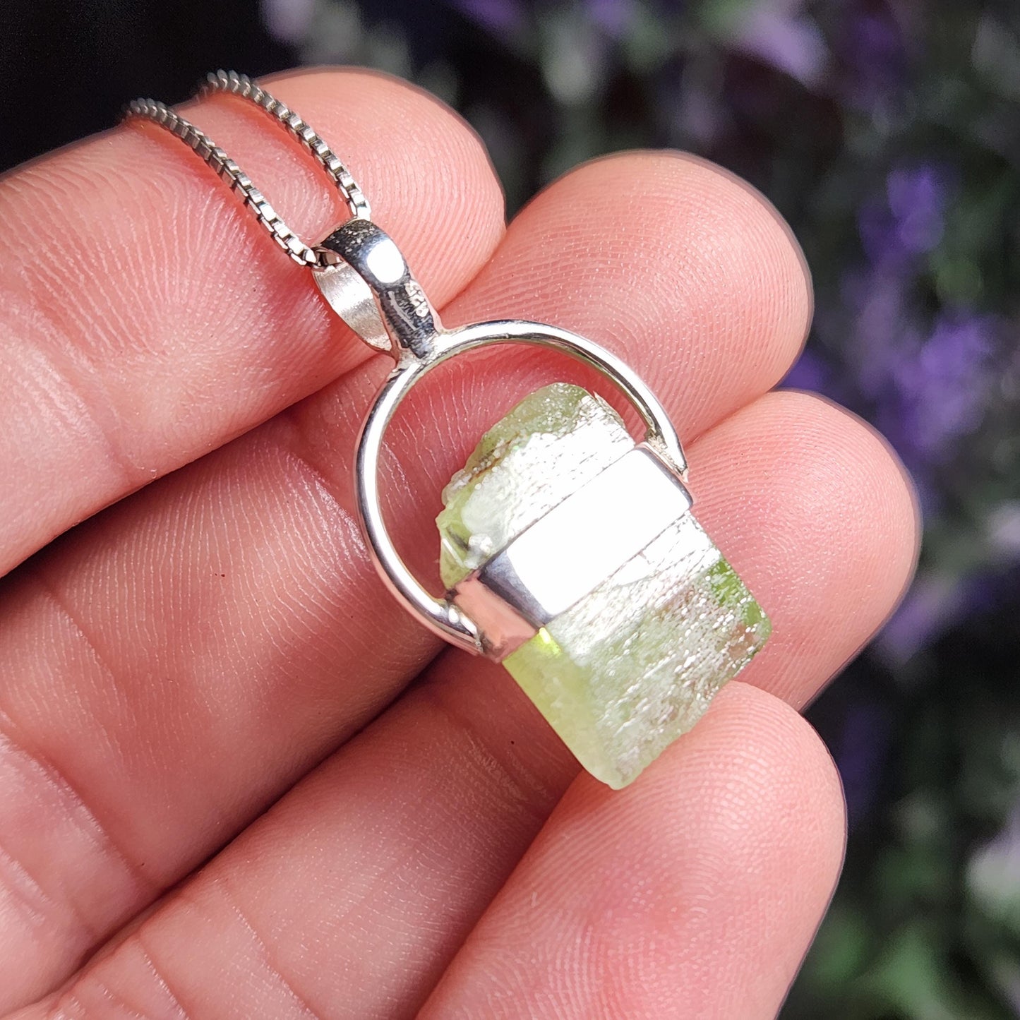 Terminated Peridot Pendant