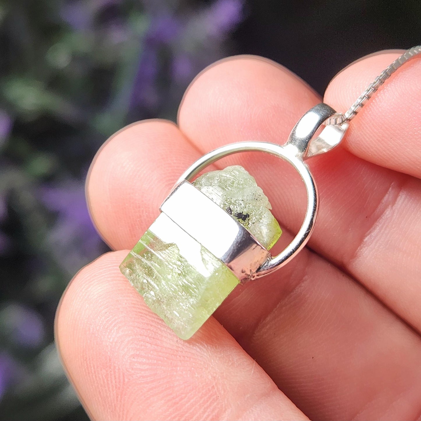 Terminated Peridot Pendant