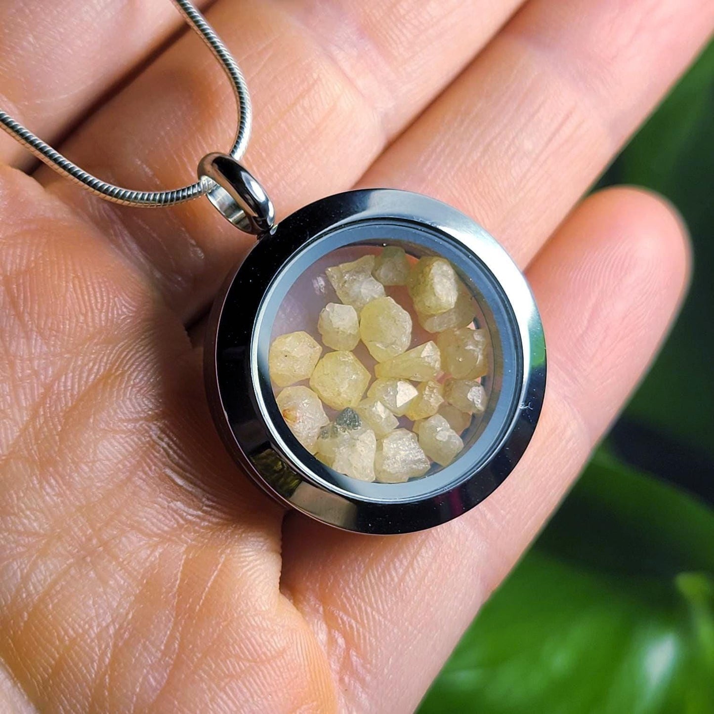 Rhodizite Pendant