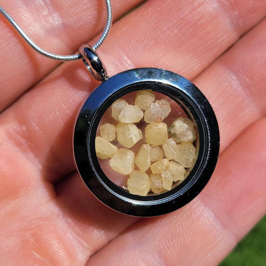 Rhodizite Pendant