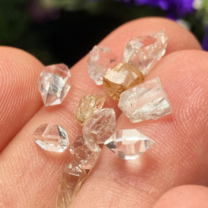 Phenacite & Herkimer Diamond Pendant