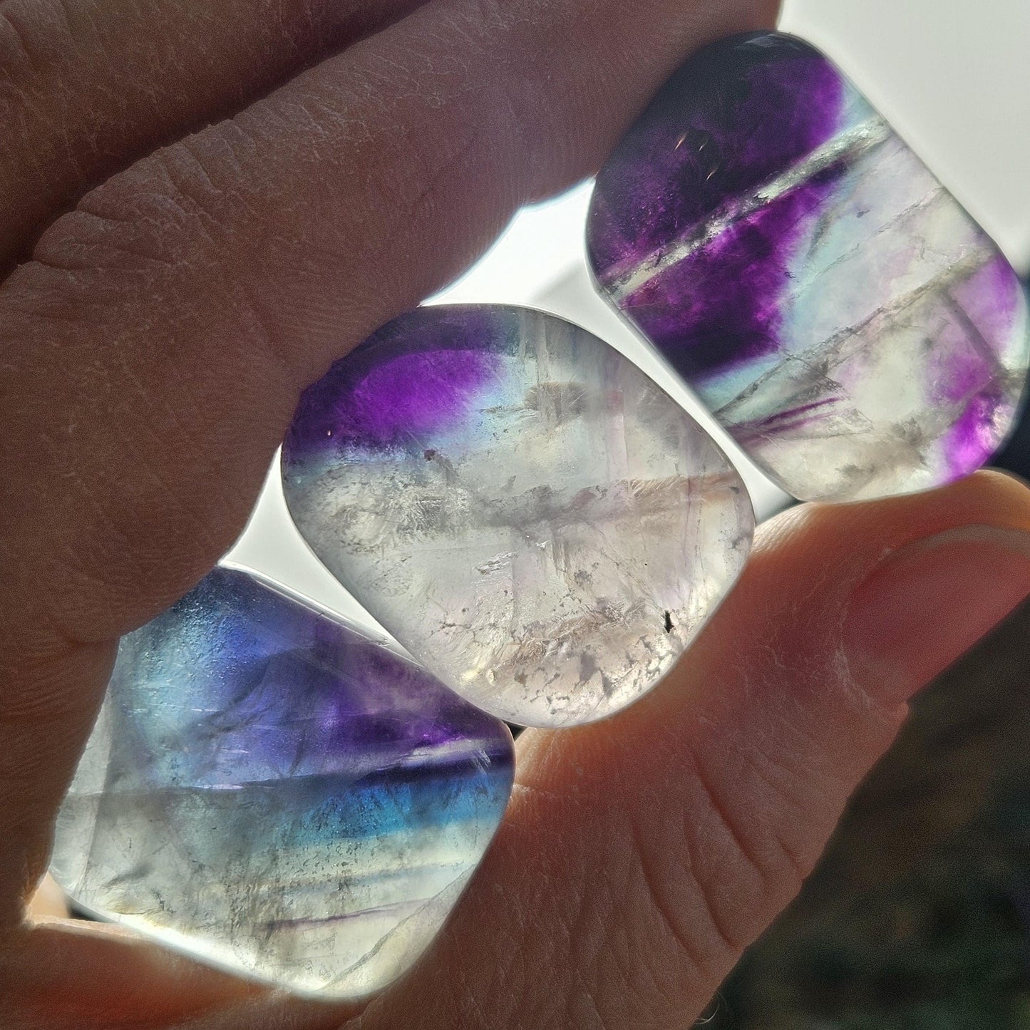 Rainbow Fluorite Crystal