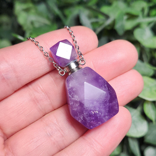 Amethyst Gemstone Jar