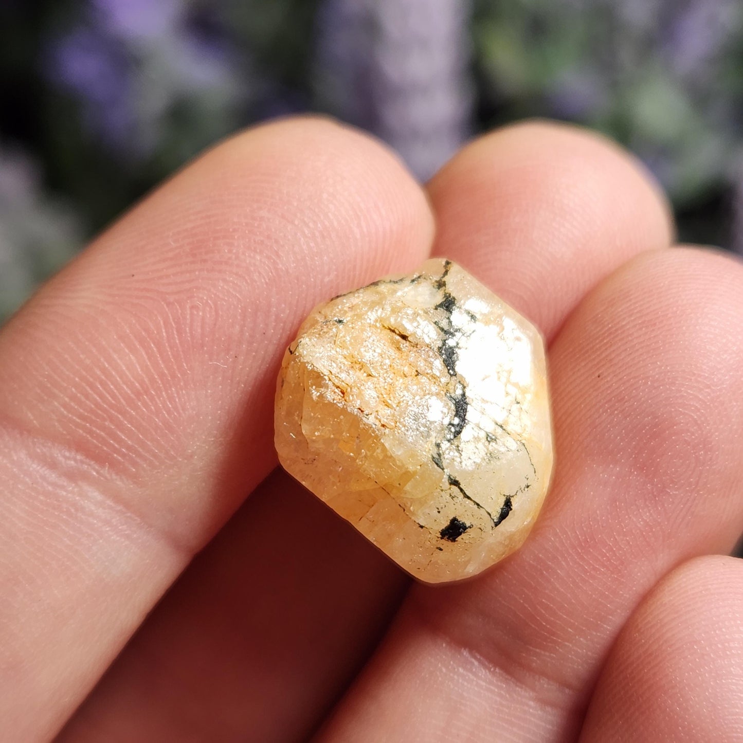 Golden Phenacite Crystal