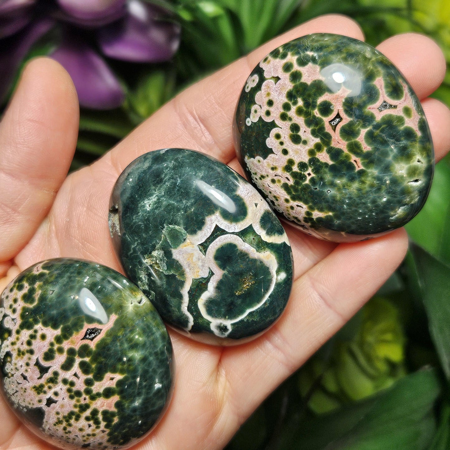 Ocean Jasper Palm Stone