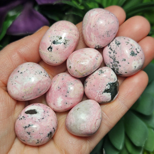 Bubblegum Rhodonite Crystal